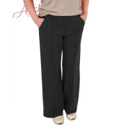 Enjoy Dames Pantalon wide leg zwart 416130
